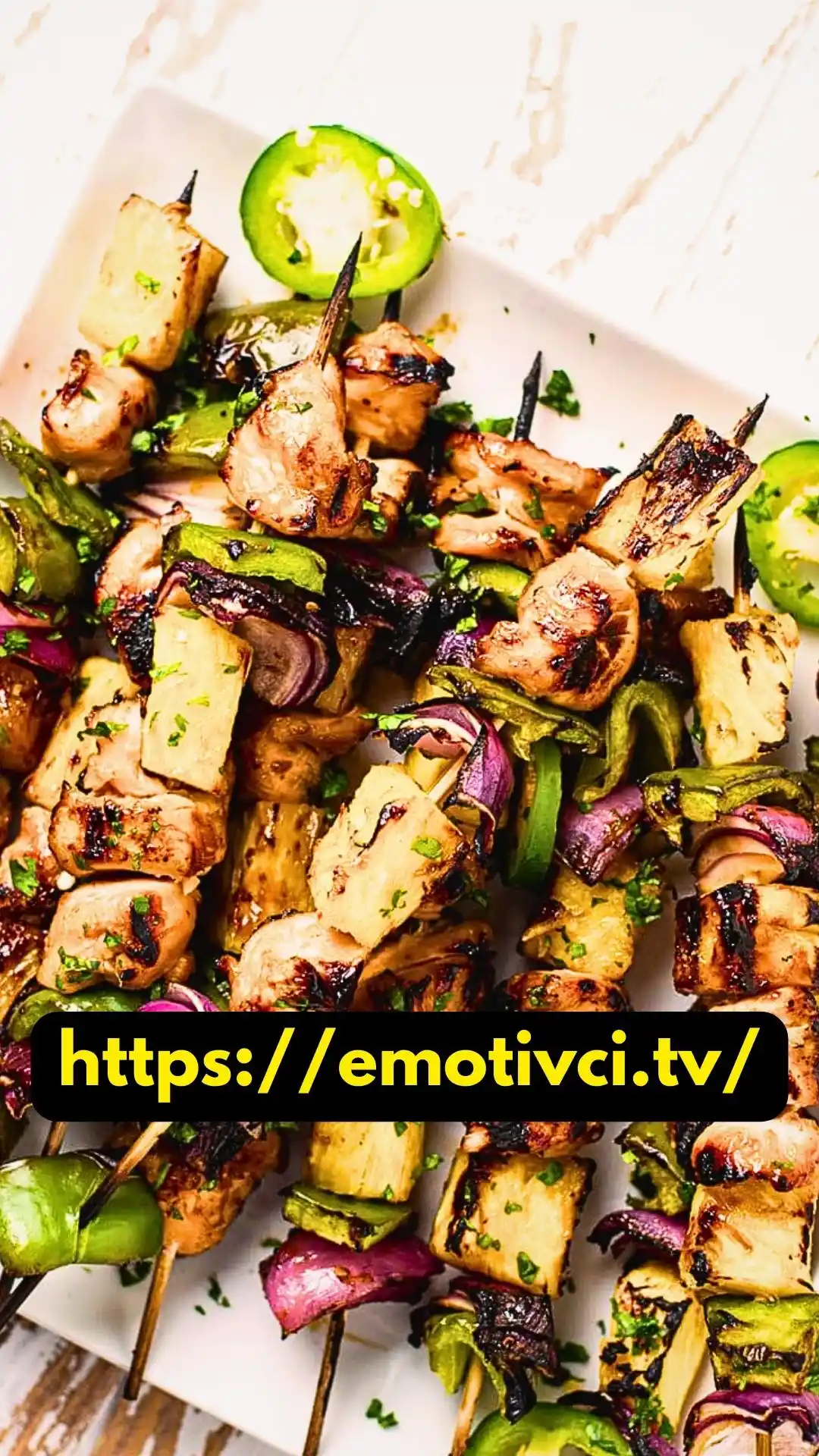 Grilled Teriyaki Chicken with Pineapple Skewers Recipe